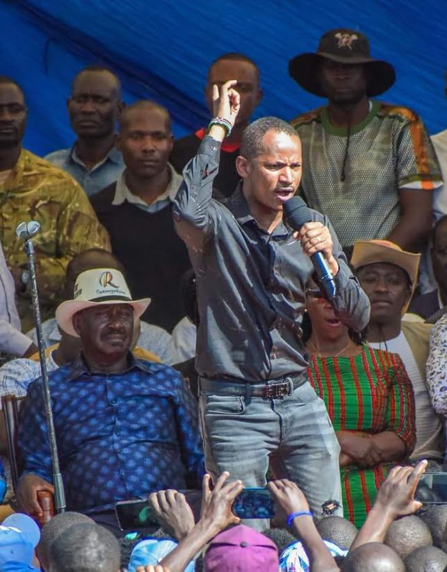 “I will resign as a member of Parliament if they arrest Raila Odinga,” Babu Owino said.